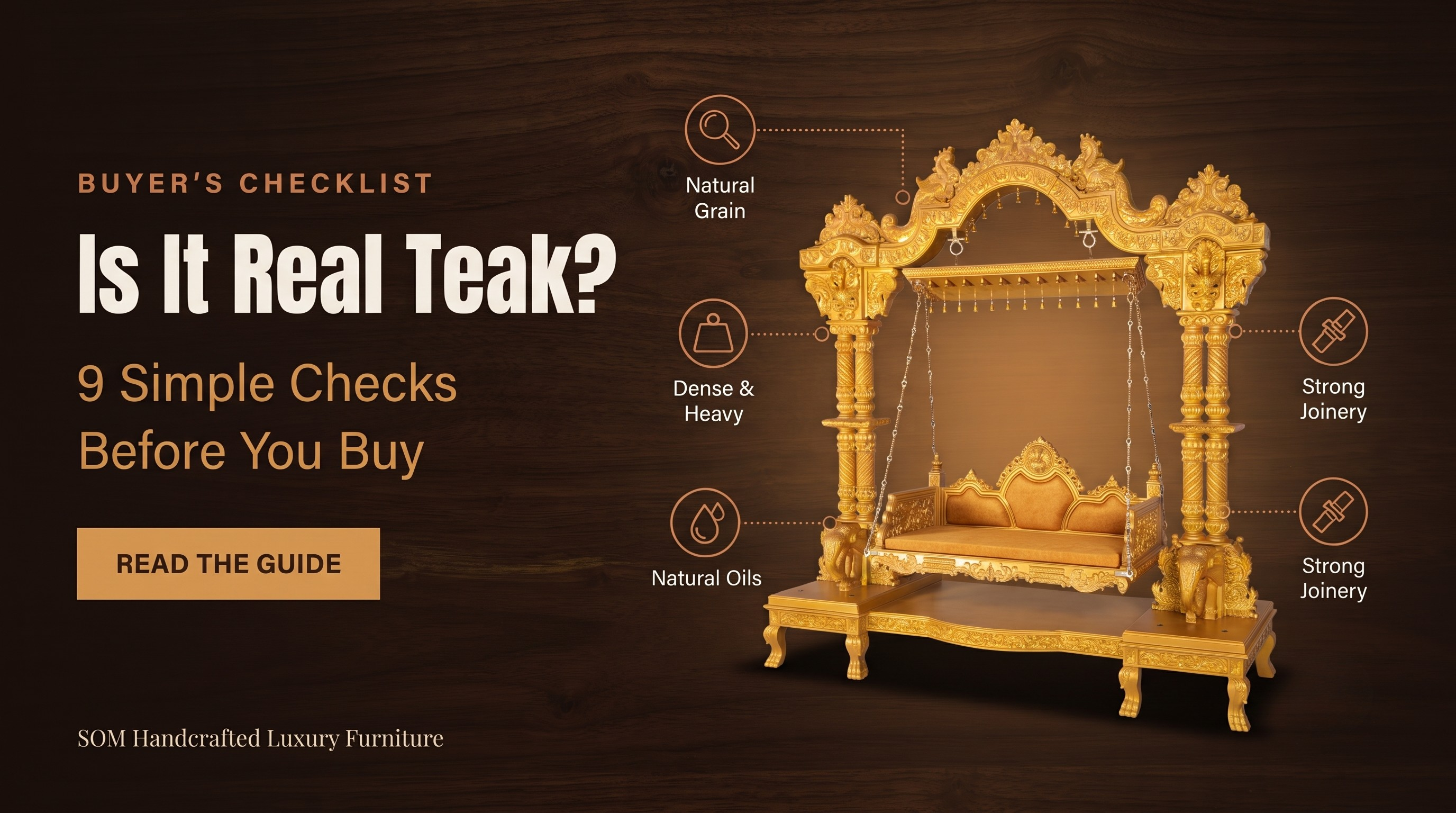 How to Identify Original Teak Wood Furniture: 9 Simple Checks Before You Buy