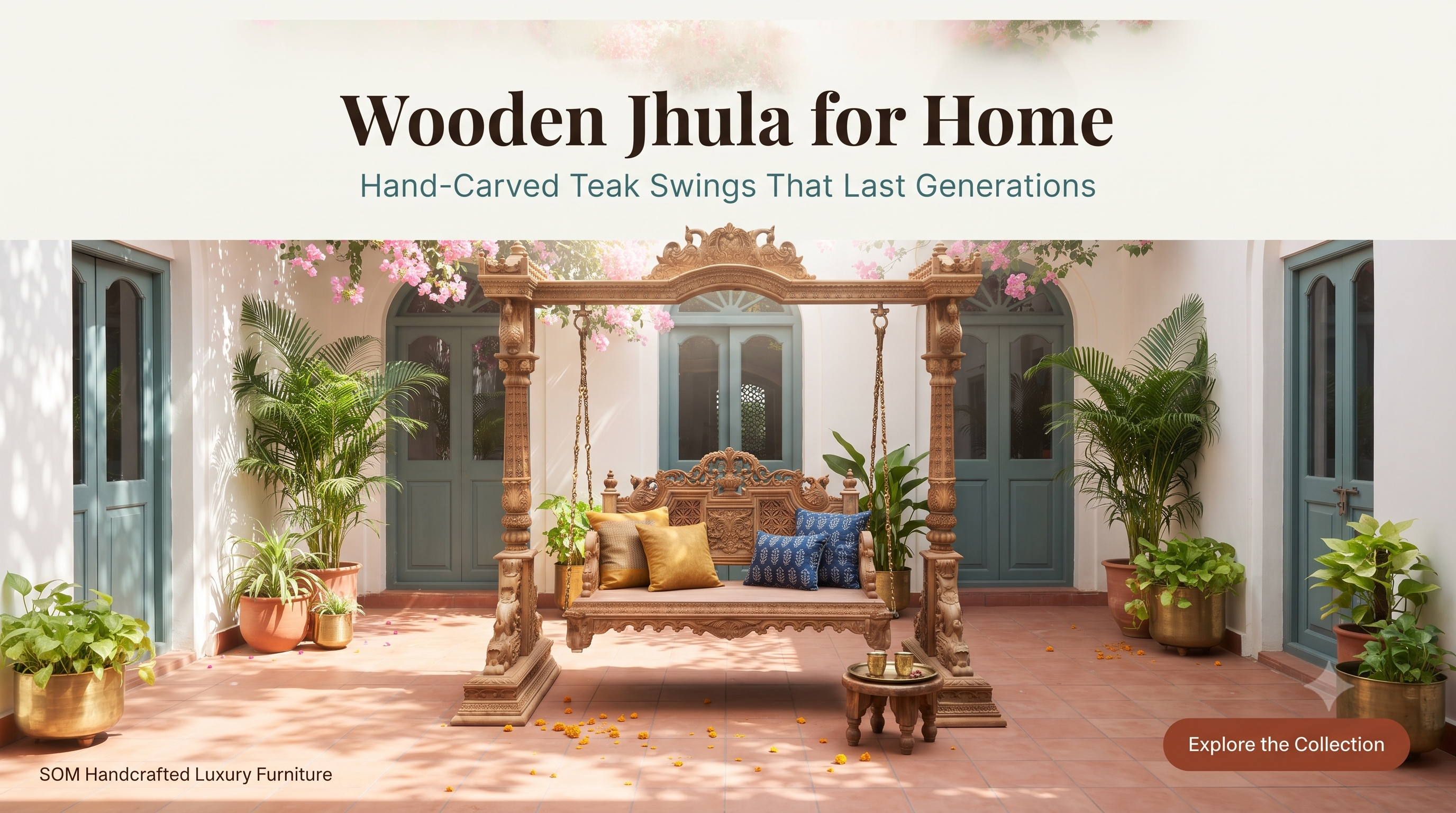 Wooden Jhula for Home: How to Choose a Hand-Carved Teak Wood Swing That Lasts Generations